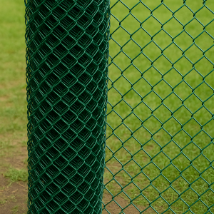 Green PVC Chain Link Fence
